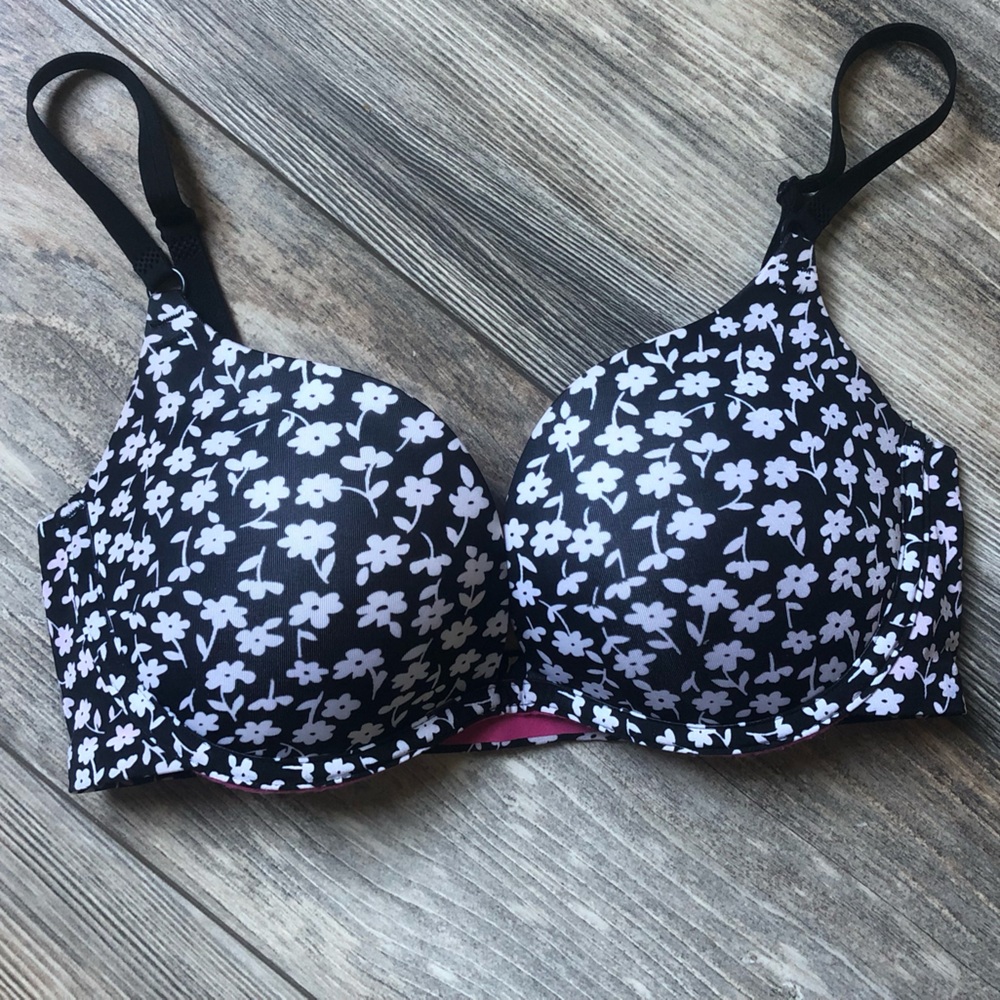 🖤🤍V•S Sexy Little Things Floral padded Push-up bra